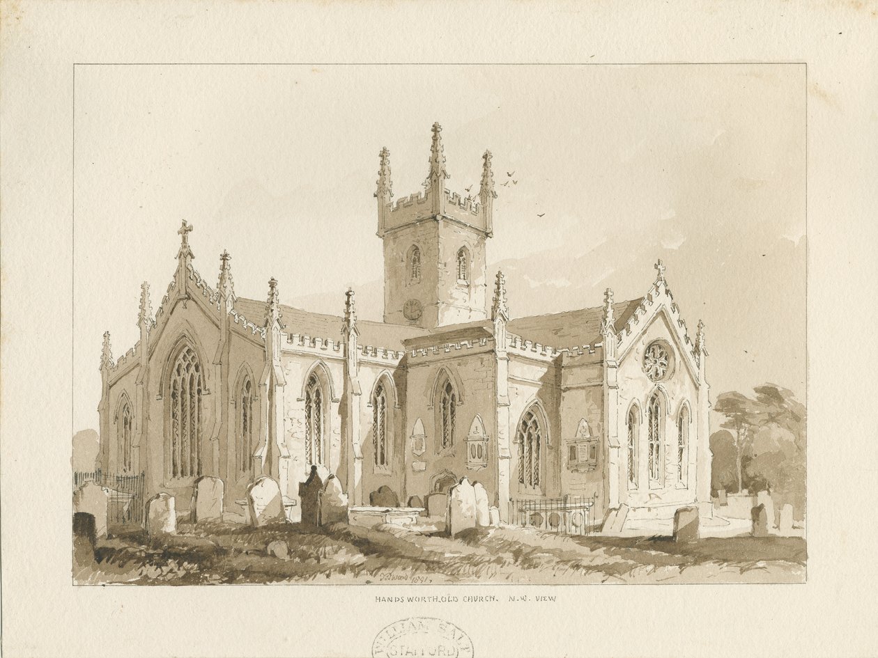 Handsworth Kerk door Thomas Peploe Wood
