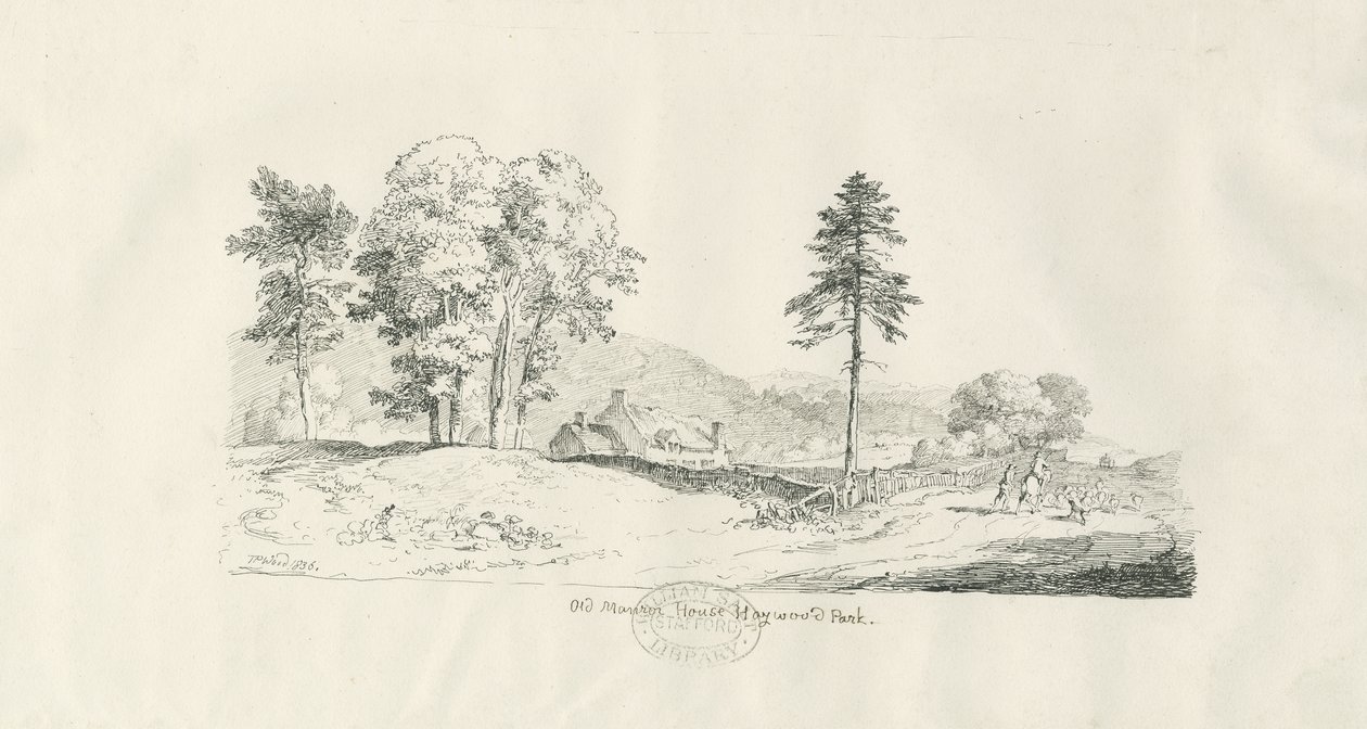 Haywood Park - Oud Herenhuis door Thomas Peploe Wood