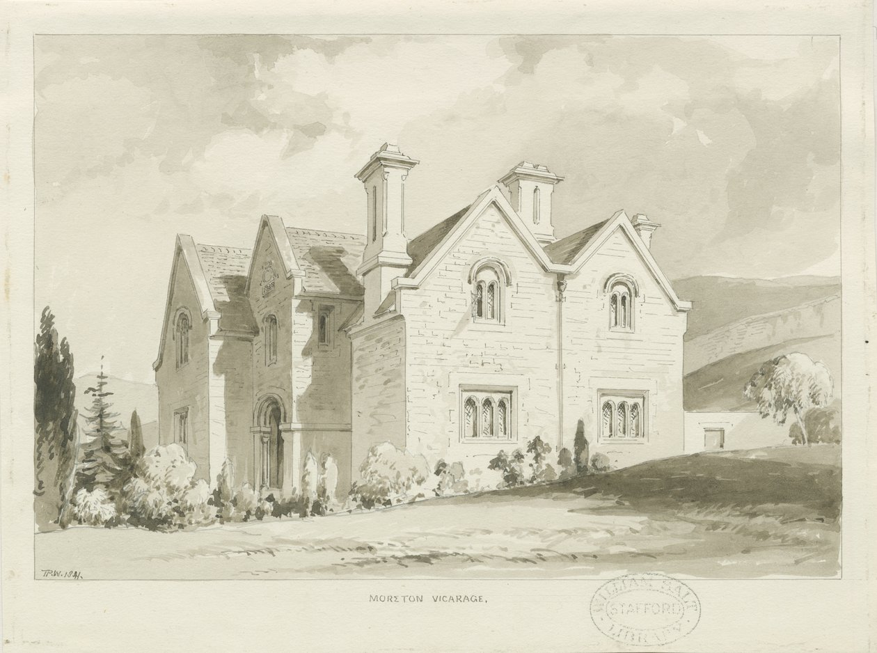 Moreton Pastorie door Thomas Peploe Wood