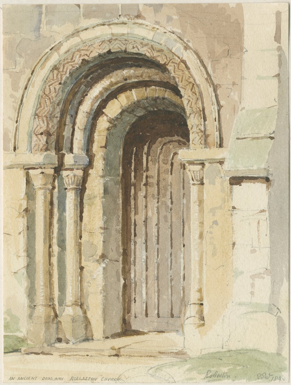 Rolleston Kerk | Thomas Peploe Wood | Kunstafdruk