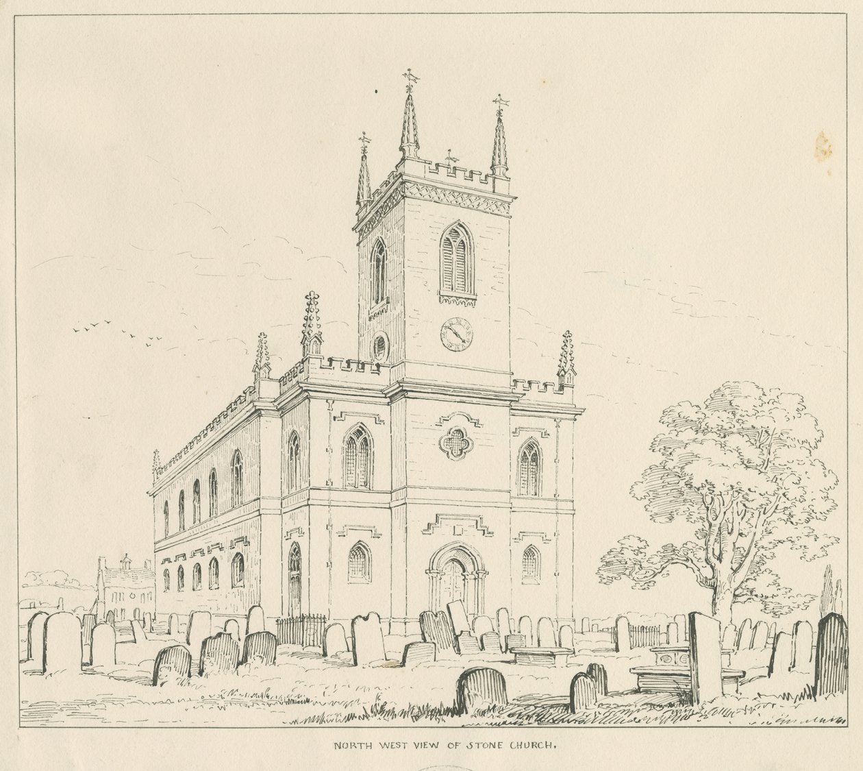 Stone Kerk door Thomas Peploe Wood