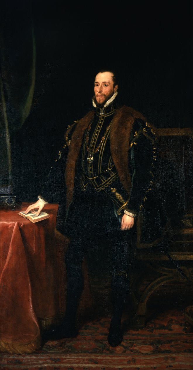 Een historisch portret van Thomas, 7e Graaf van Northumberland door Thomas Phillips