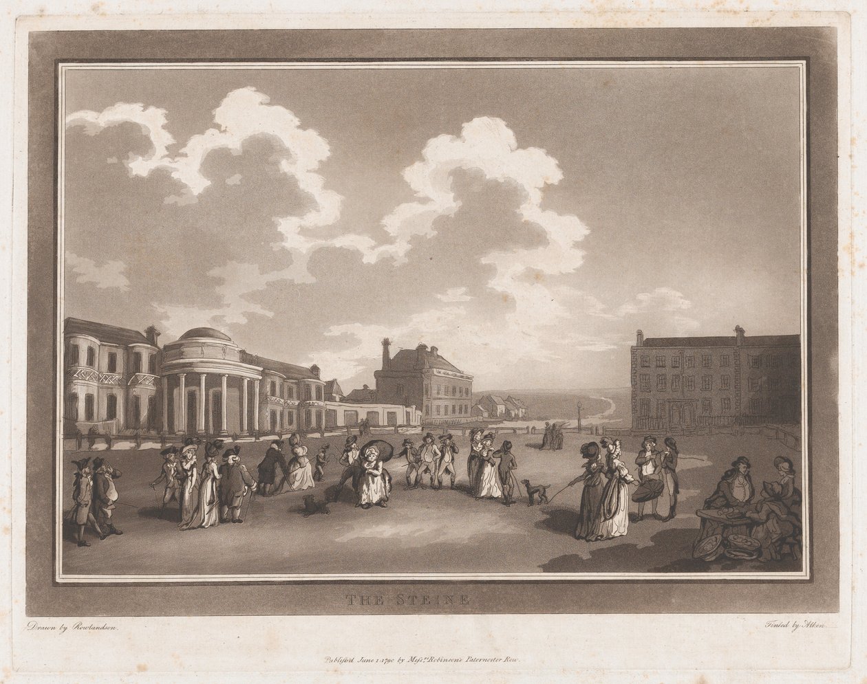 The Steine Een Excursie naar Brighthelmstone door Thomas Rowlandson, Samuel Alken