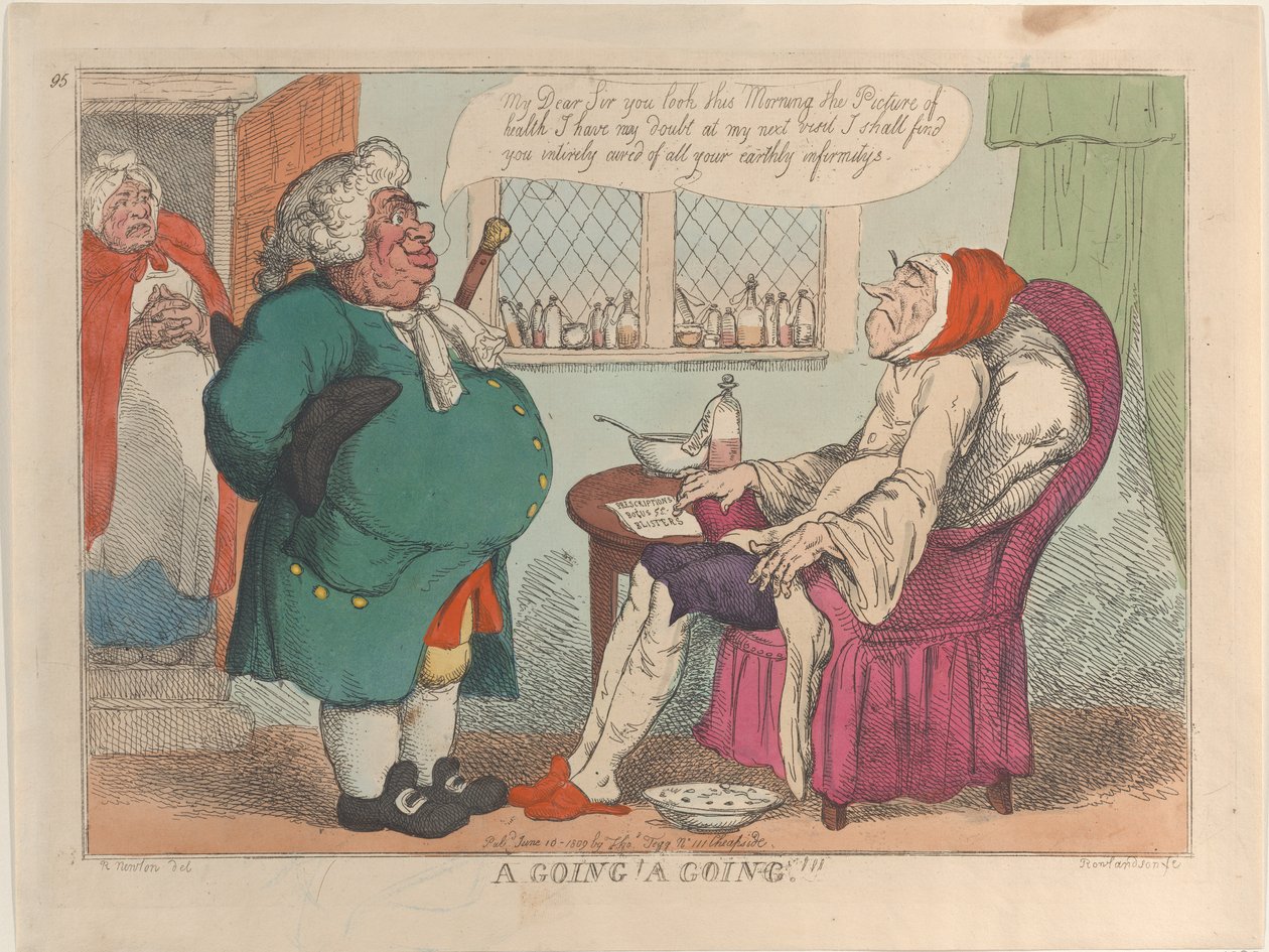 Een Gaan! Een Gaan!!!, 10 juni 1809 door Thomas Rowlandson