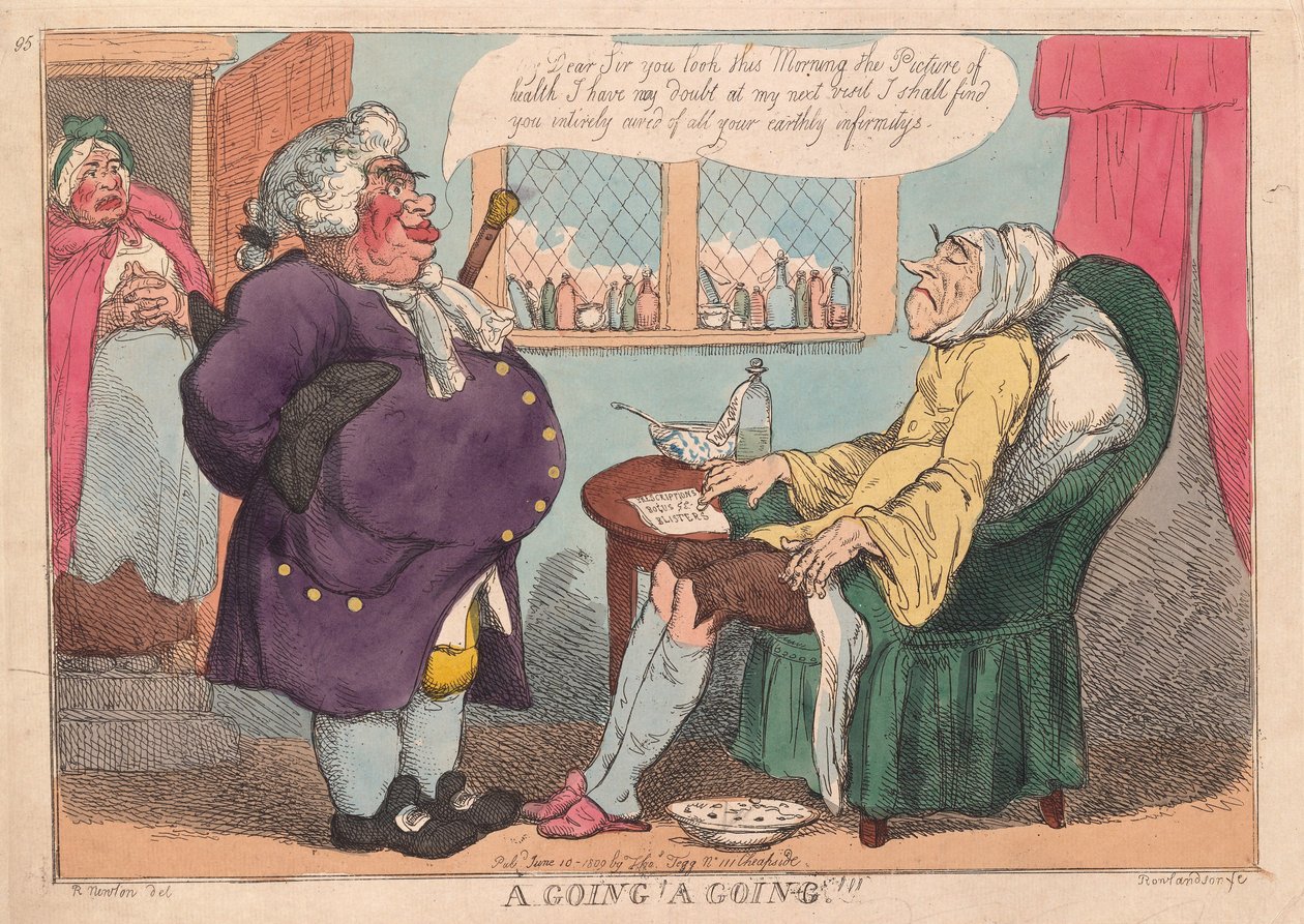Een Gaan, Een Gaan!! door Thomas Rowlandson