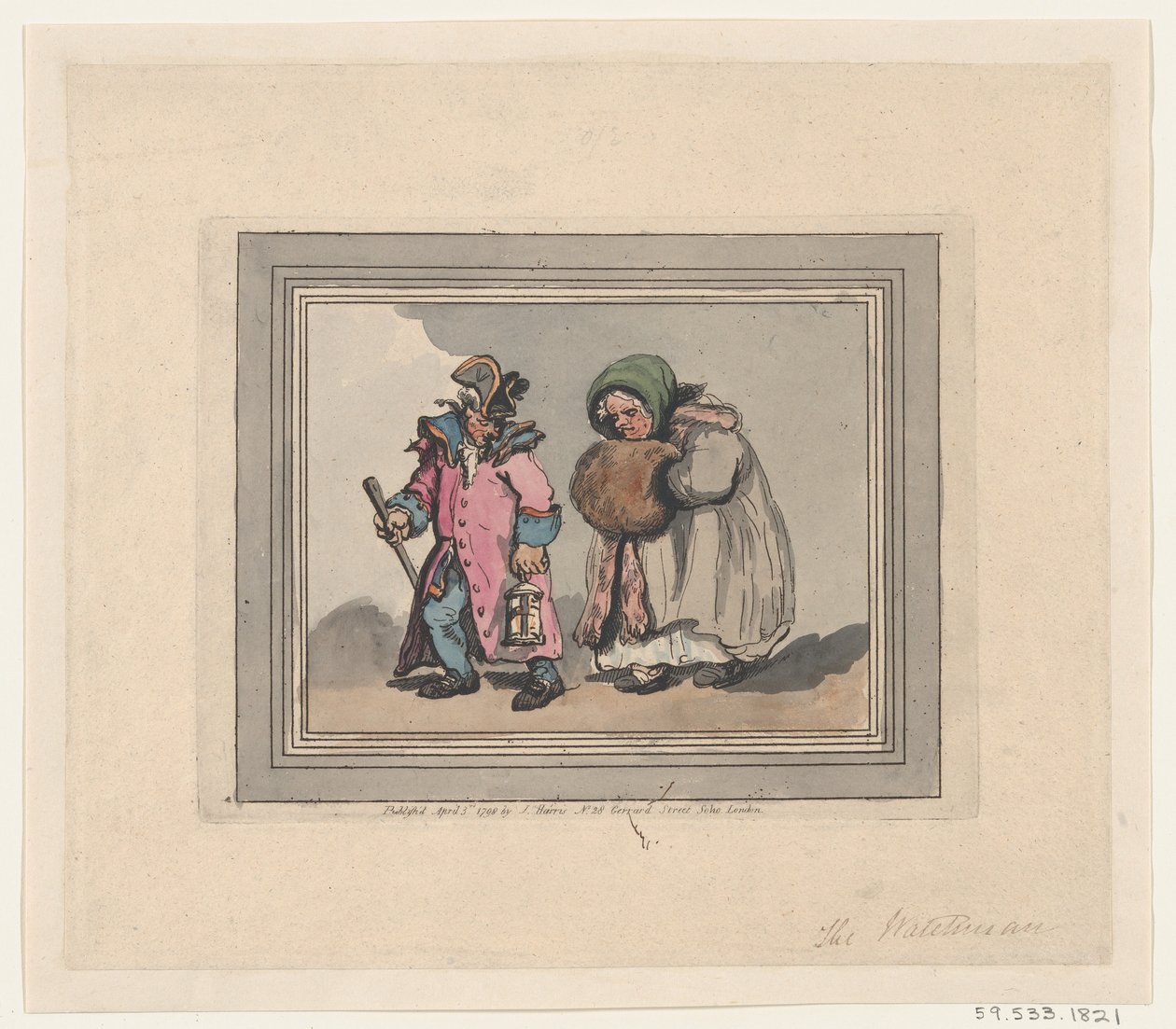Een terugkeer van een bezoek door Thomas Rowlandson