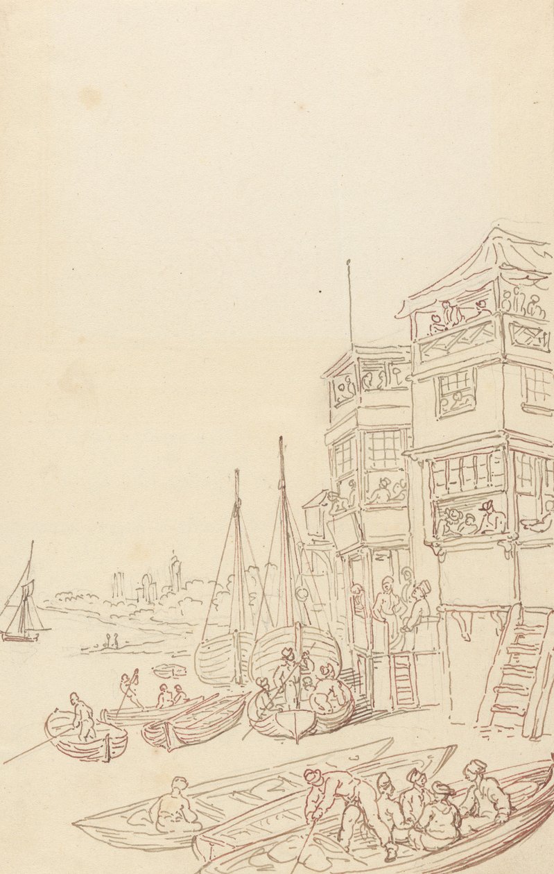 Albumtekening door Thomas Rowlandson