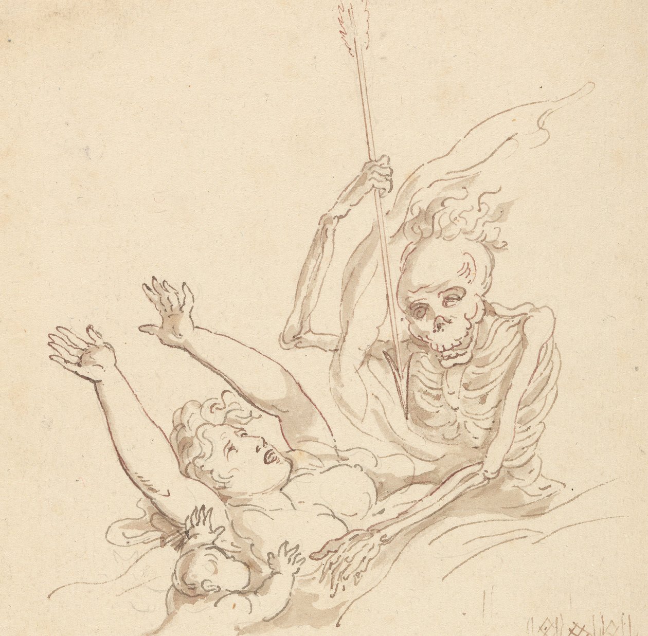 Albumtekening door Thomas Rowlandson