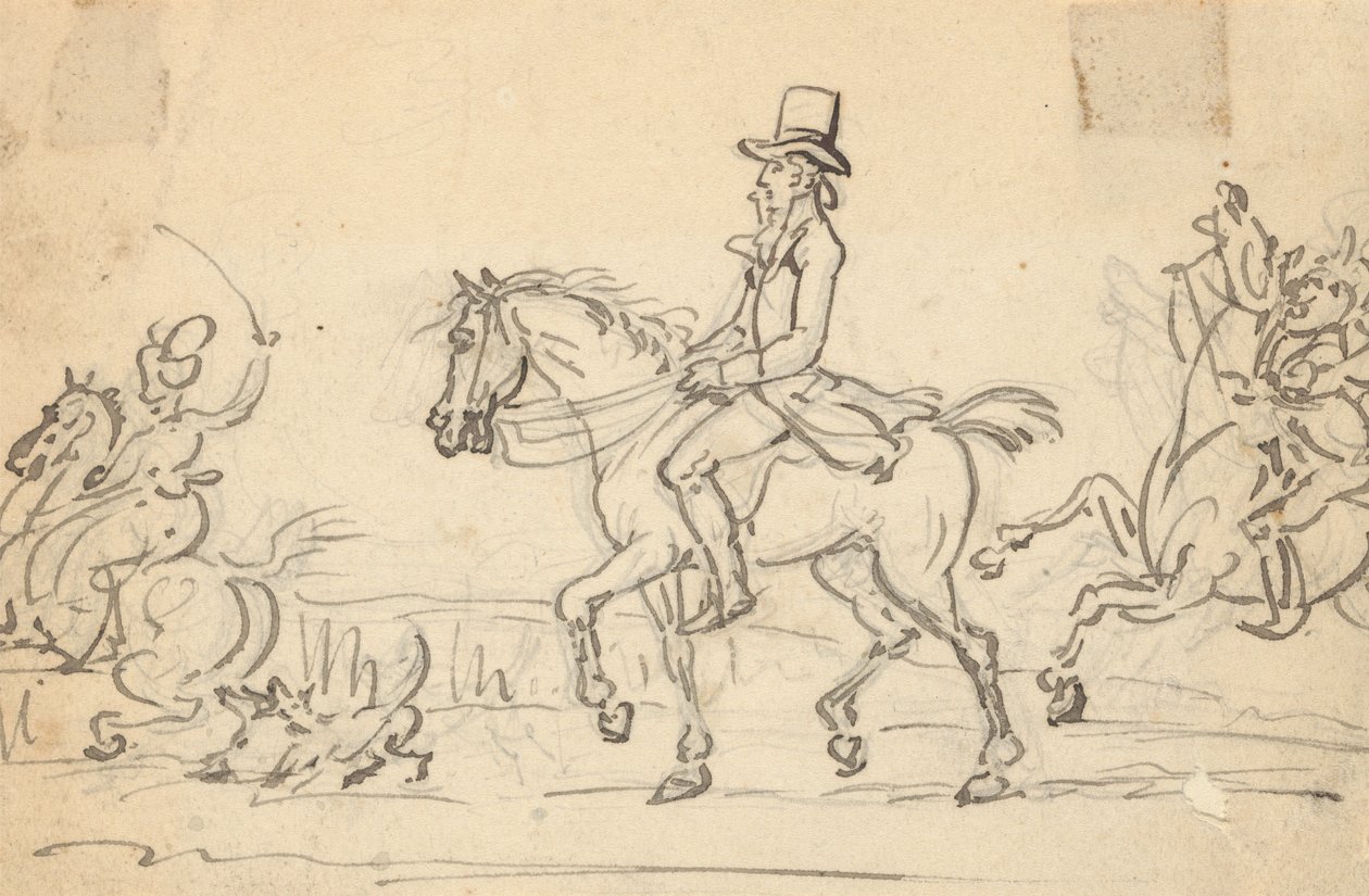 Albumtekening door Thomas Rowlandson