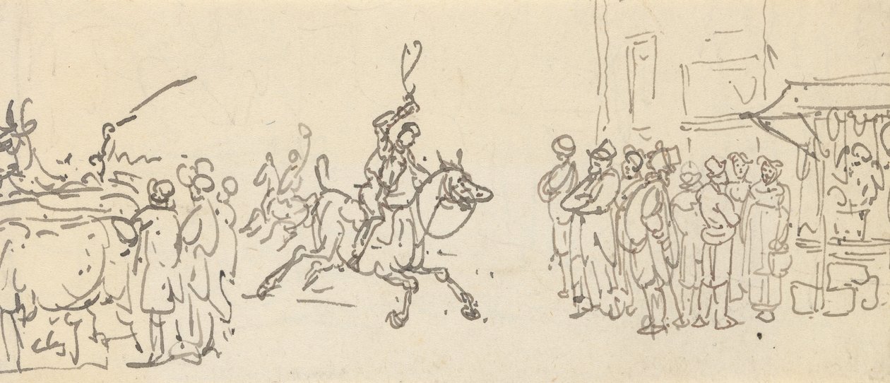 Albumtekening door Thomas Rowlandson