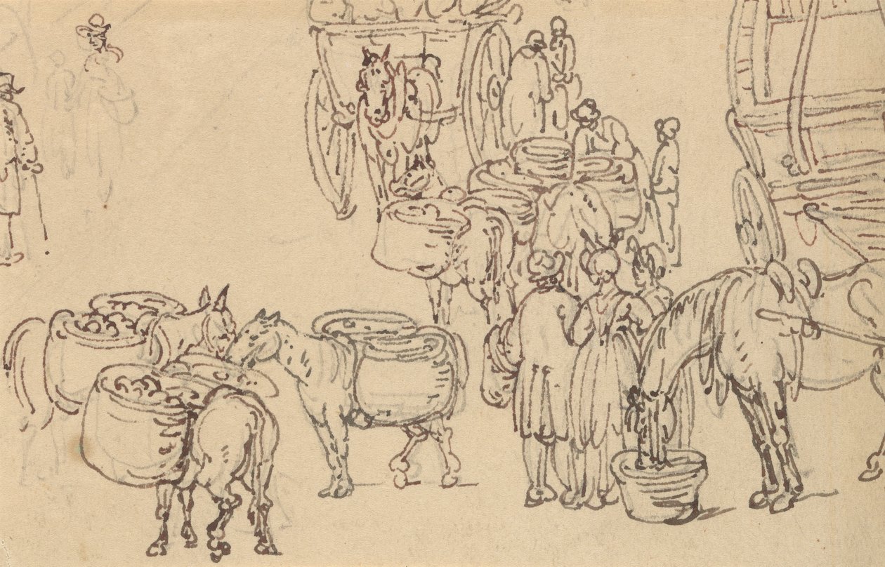 Albumtekening door Thomas Rowlandson