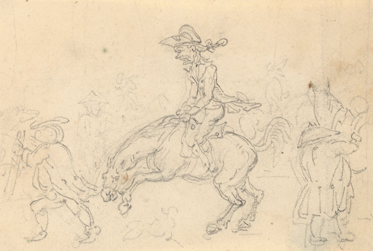 Albumtekening door Thomas Rowlandson
