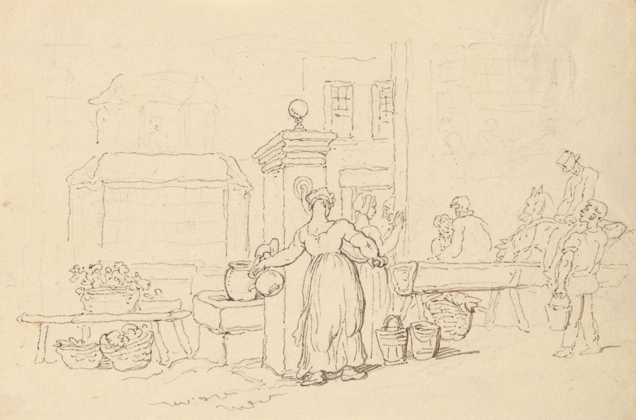 Albumtekening door Thomas Rowlandson