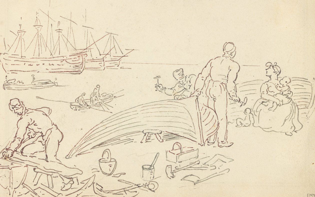Albumtekening door Thomas Rowlandson