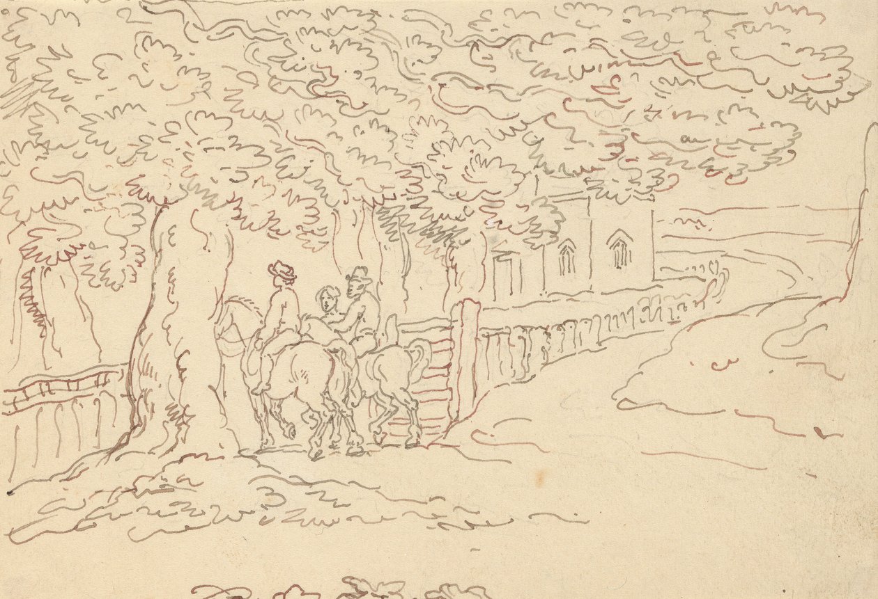 Albumtekening door Thomas Rowlandson
