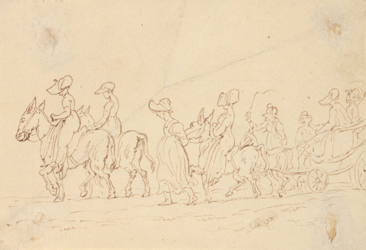 Albumtekening door Thomas Rowlandson