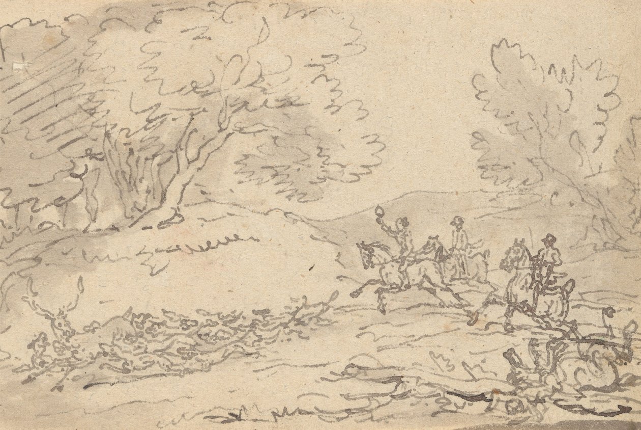 Albumtekening door Thomas Rowlandson
