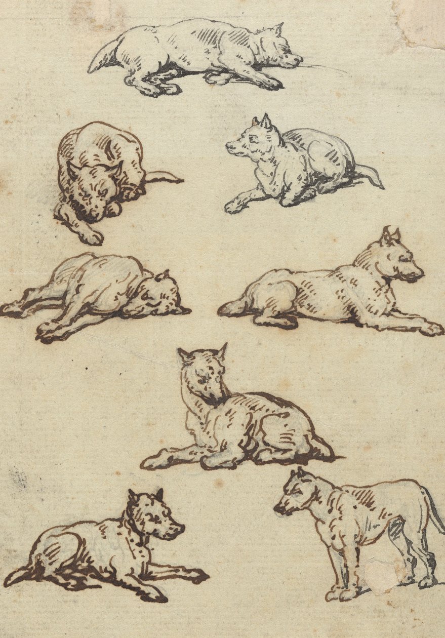 Albumtekening door Thomas Rowlandson