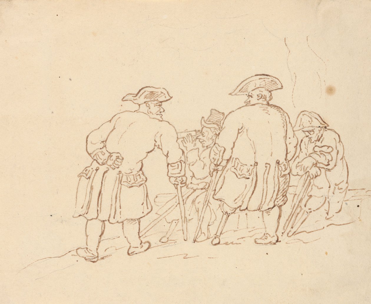 Albumtekening door Thomas Rowlandson