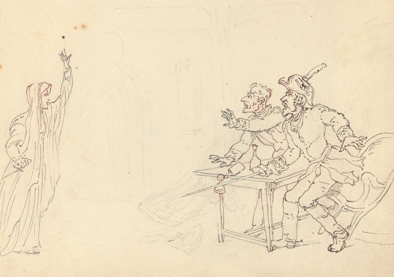 Albumtekening door Thomas Rowlandson