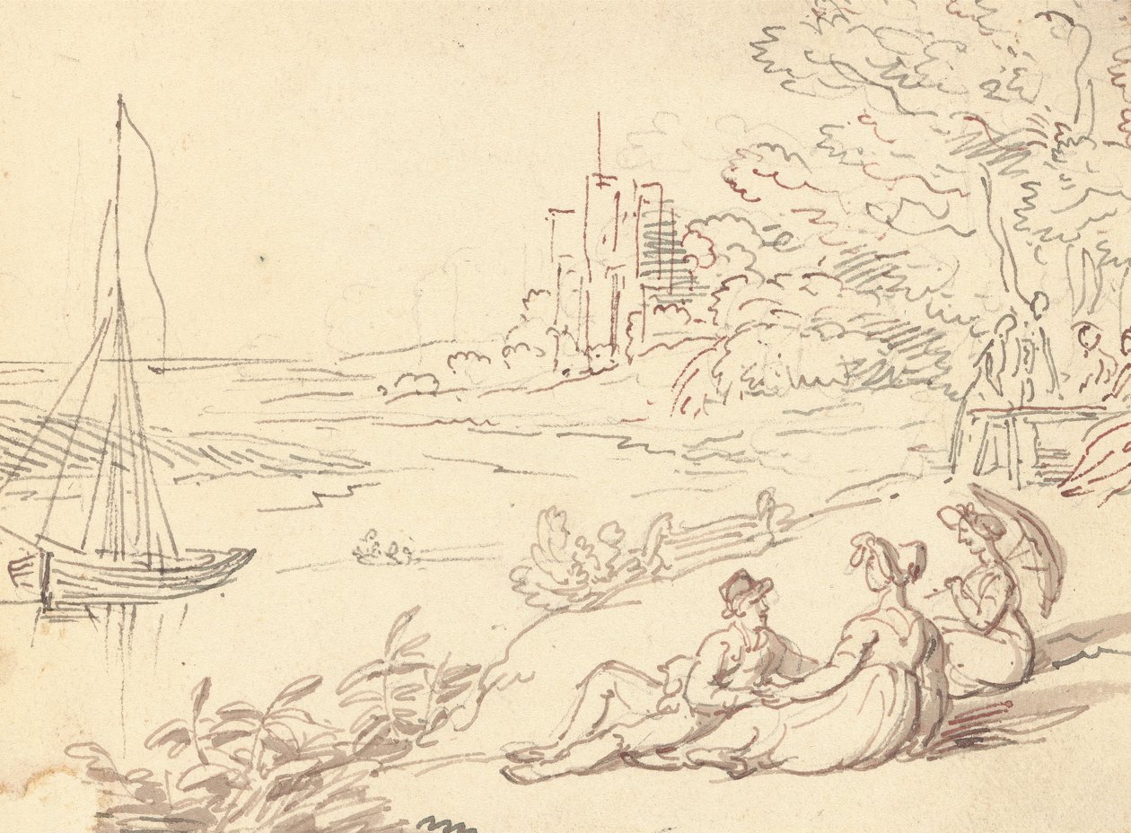 Albumtekening door Thomas Rowlandson