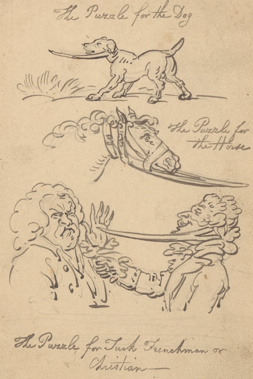 Albumtekening door Thomas Rowlandson