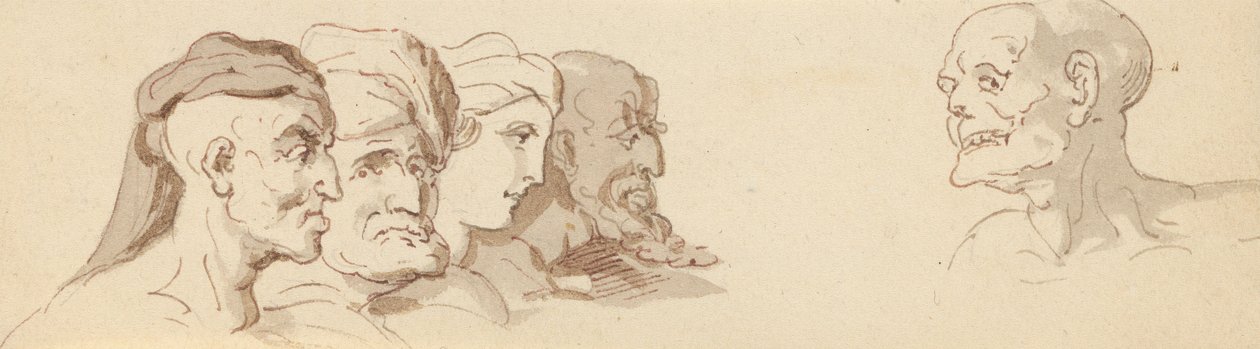 Albumtekening door Thomas Rowlandson