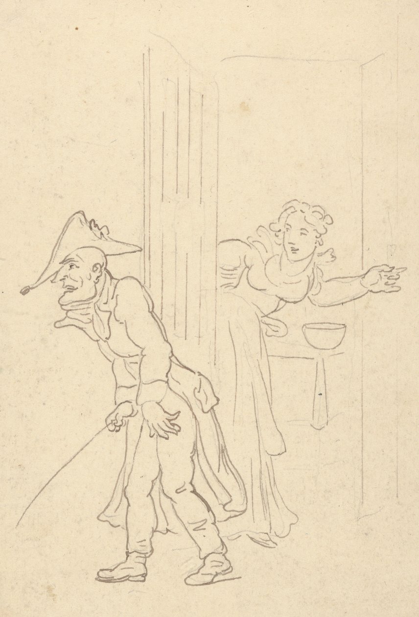 Albumtekening door Thomas Rowlandson