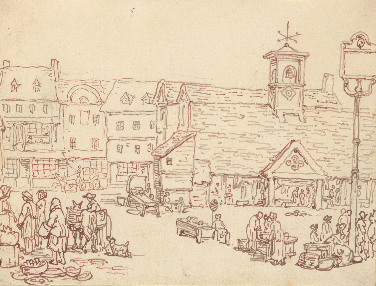 Albumtekening door Thomas Rowlandson