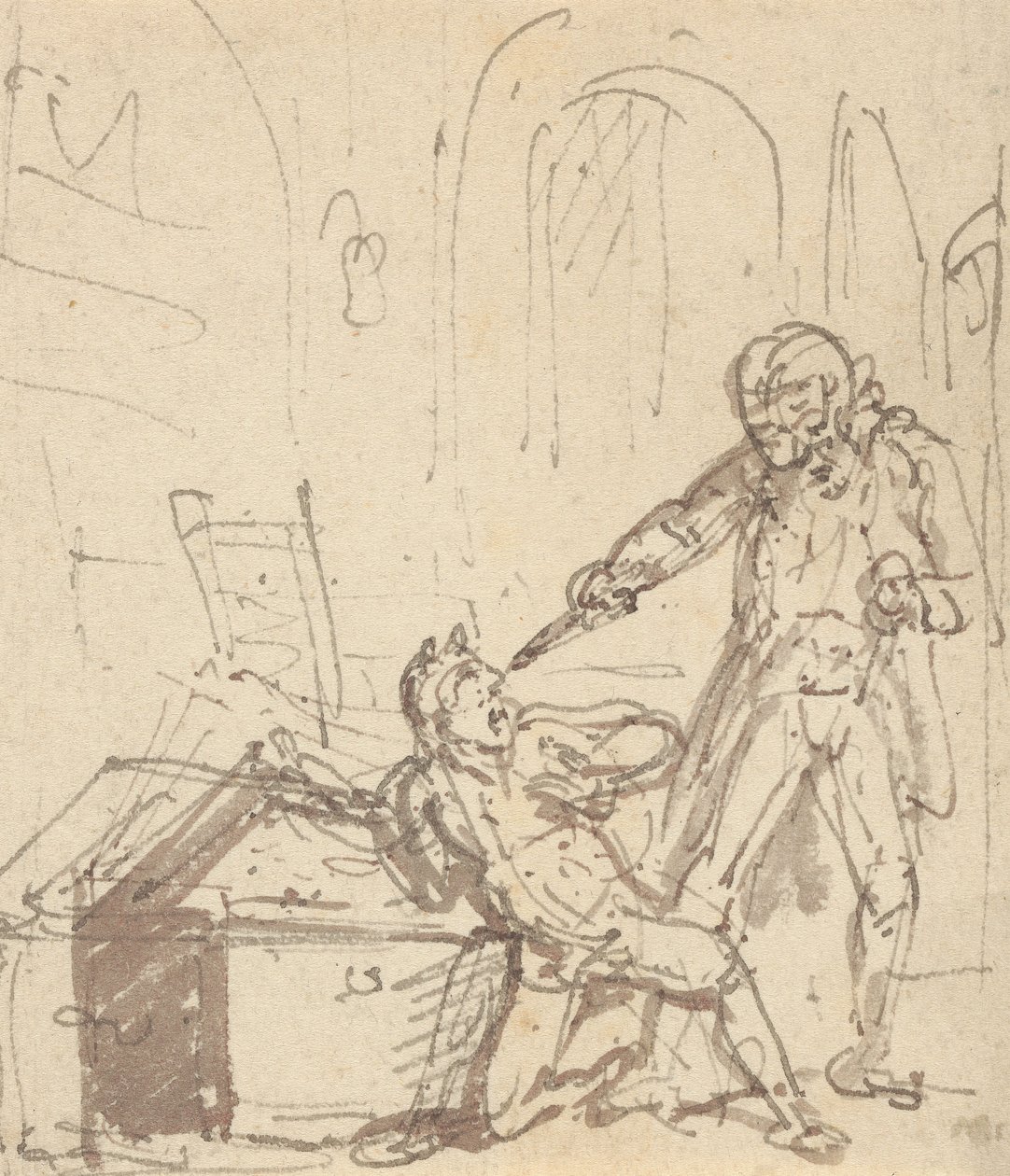 Albumtekening door Thomas Rowlandson