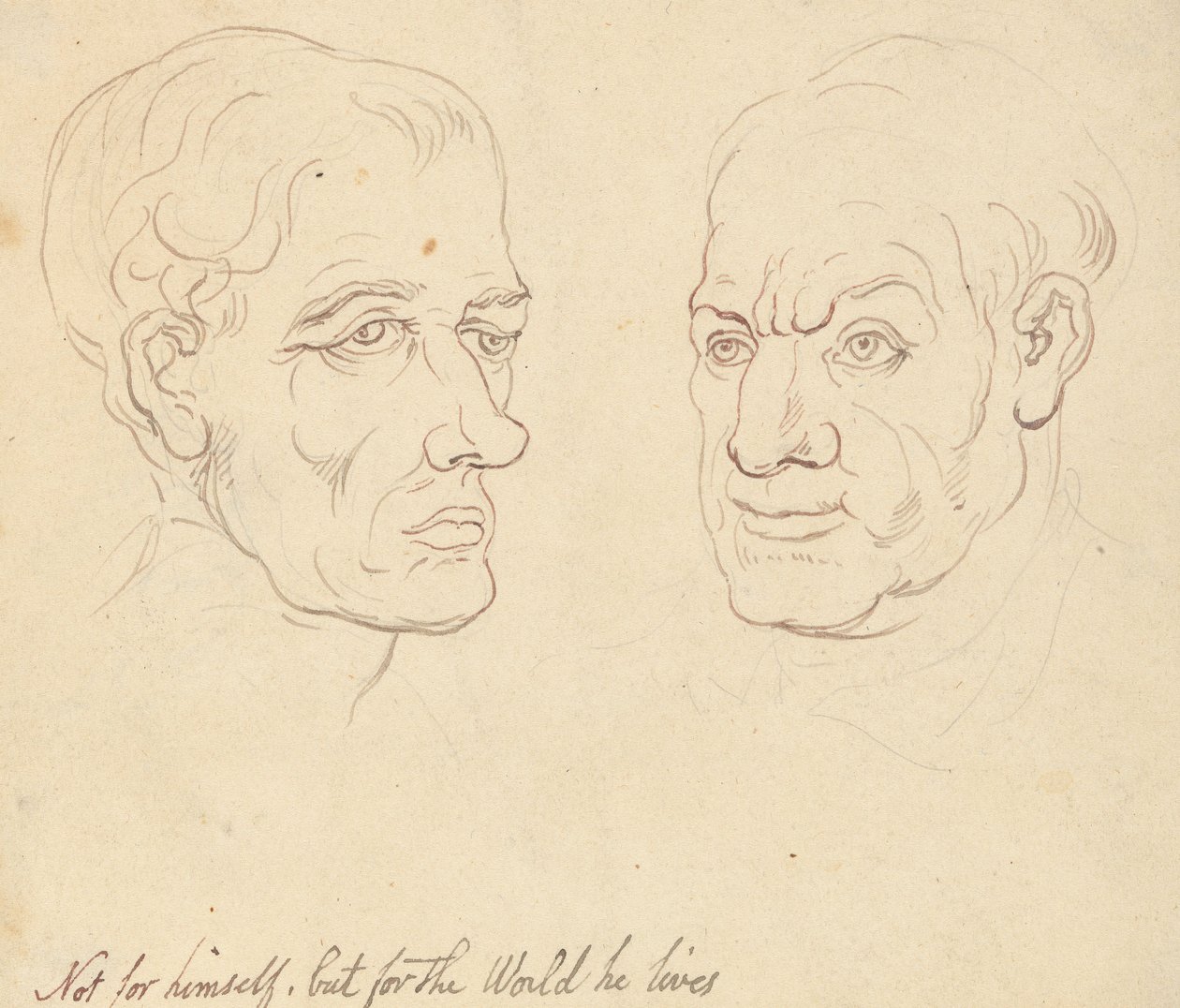 Albumtekening door Thomas Rowlandson
