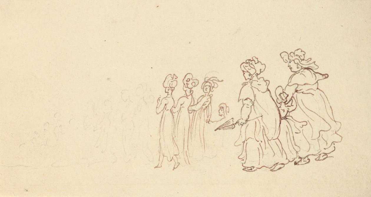 Albumtekening door Thomas Rowlandson