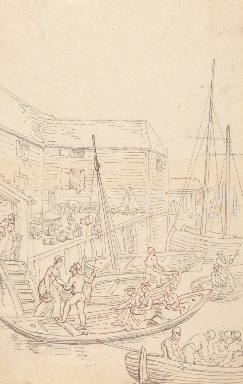 Albumtekening door Thomas Rowlandson