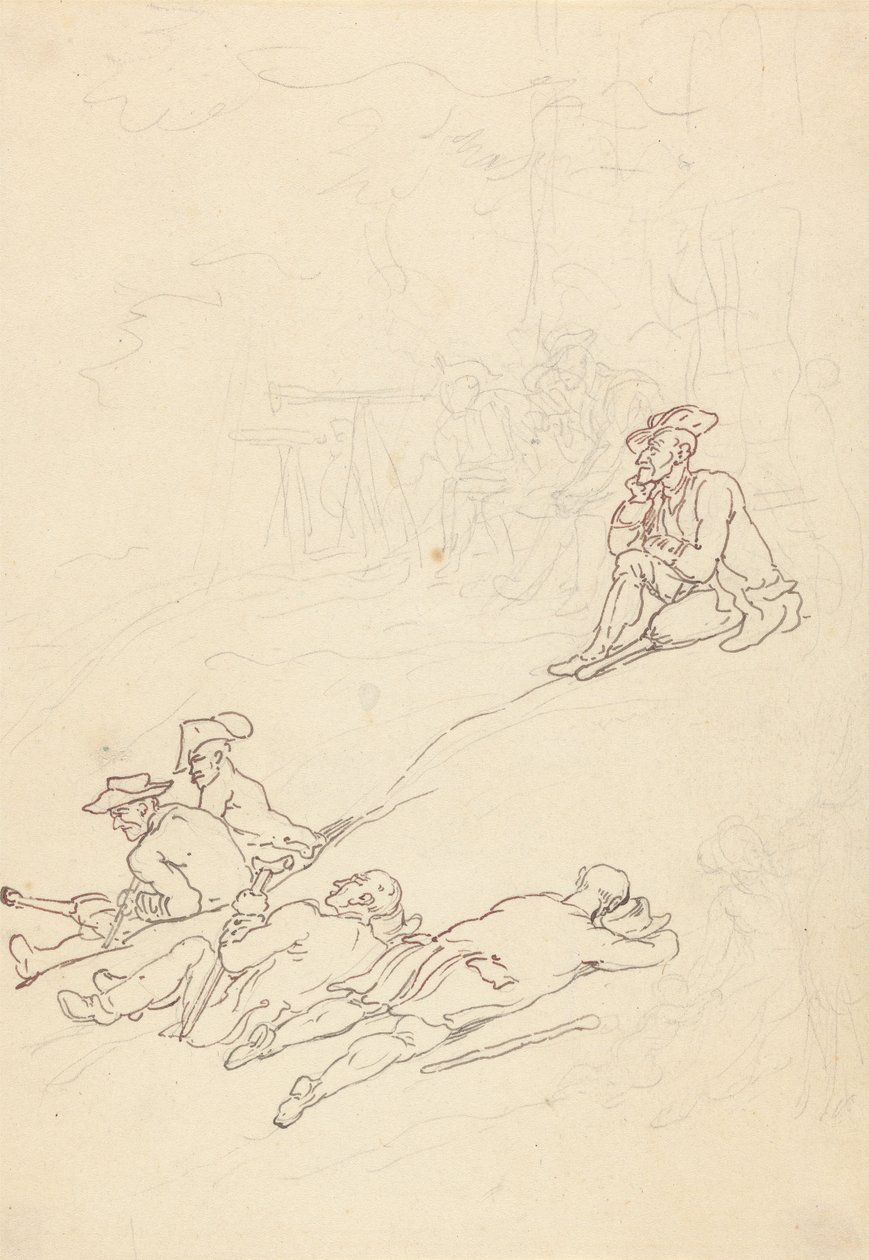 Albumtekening door Thomas Rowlandson
