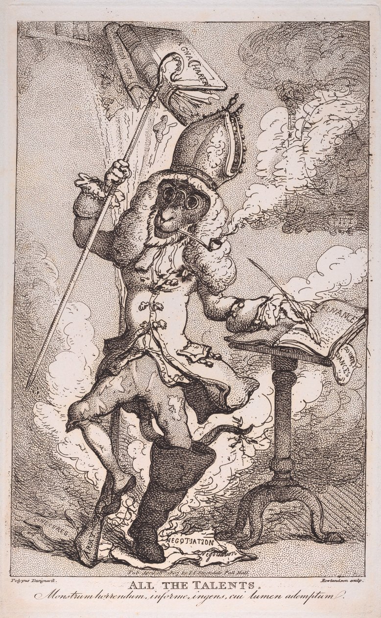 Alle Talenten, 18 april 1807 door Thomas Rowlandson