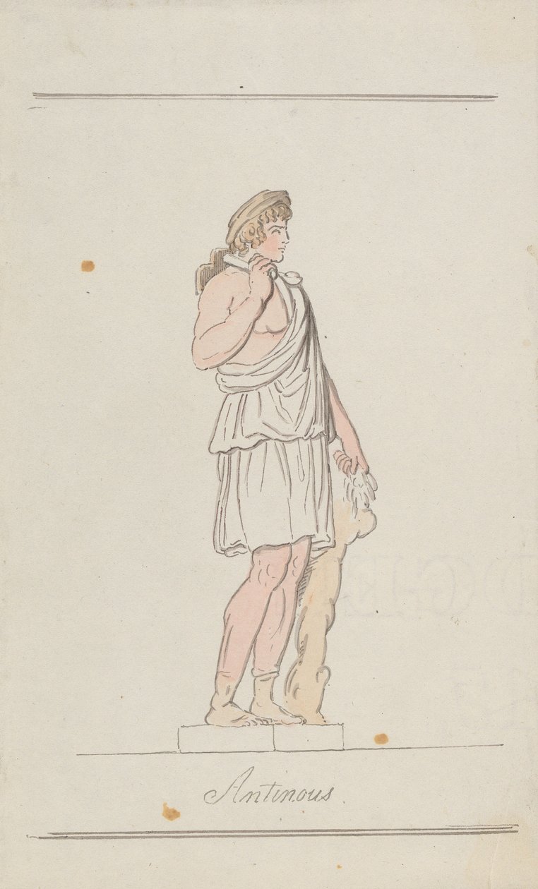 Antinoüs als Aristaeus door Thomas Rowlandson