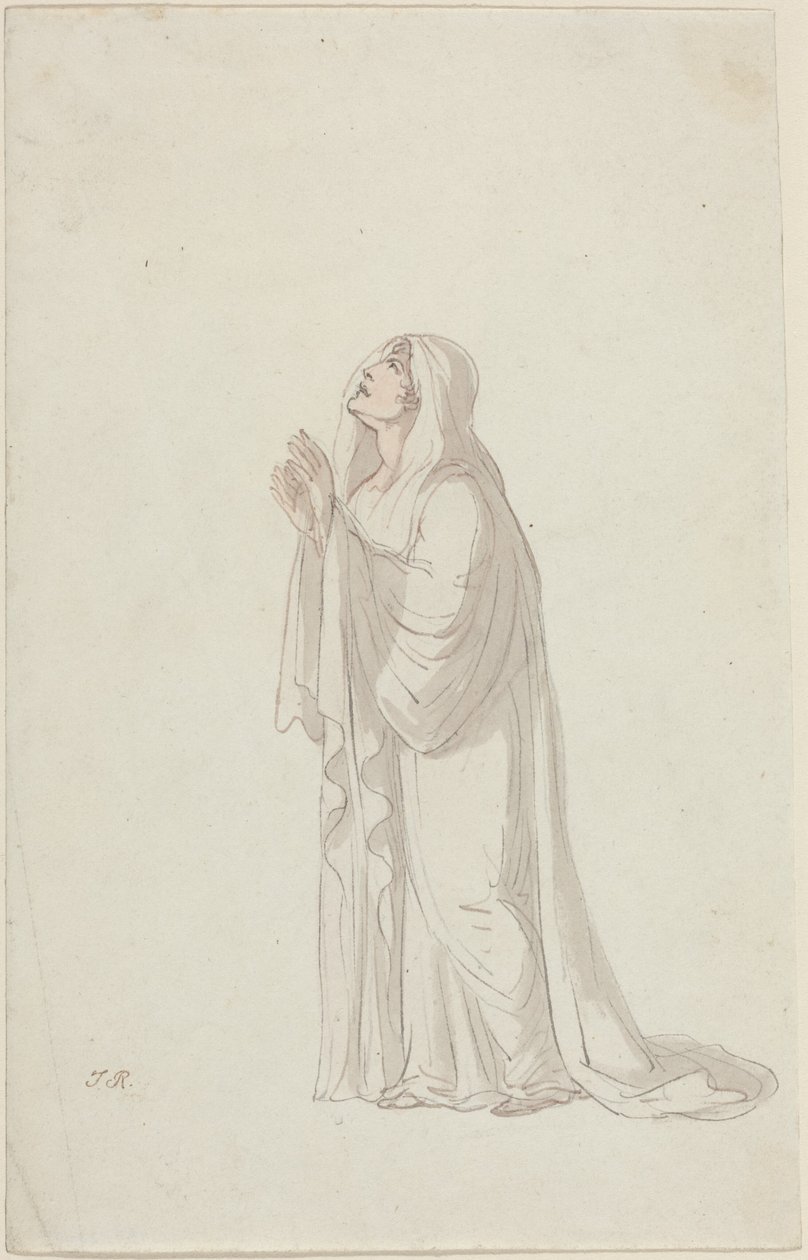 Antieke beeldje door Thomas Rowlandson