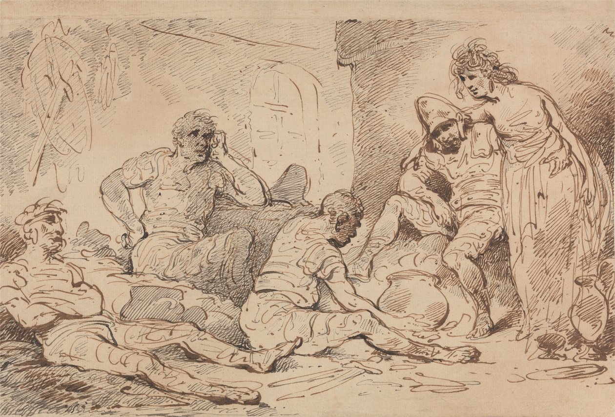 Bandieten door Thomas Rowlandson