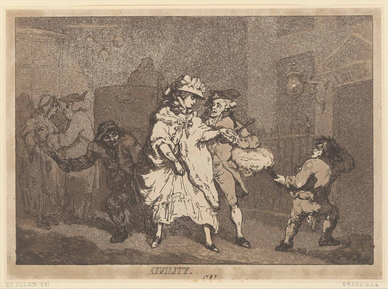 Beschaafdheid door Thomas Rowlandson