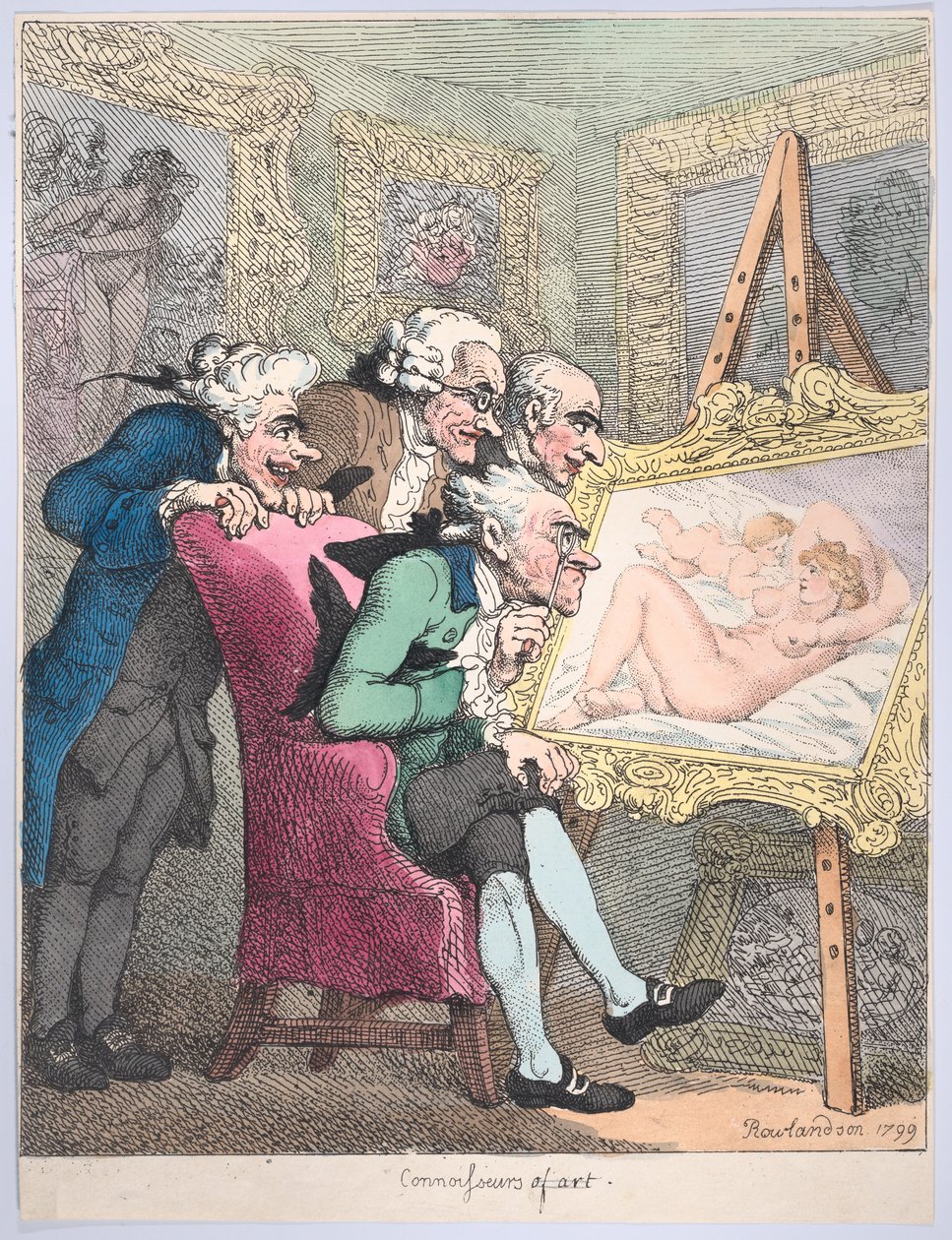 Kenners door Thomas Rowlandson