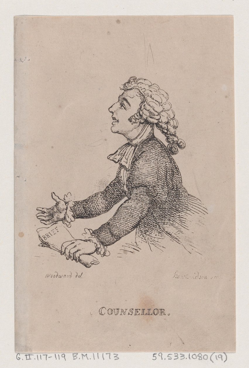 Raadsman door Thomas Rowlandson