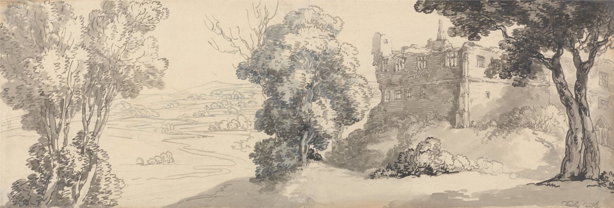 Dudley Castle door Thomas Rowlandson