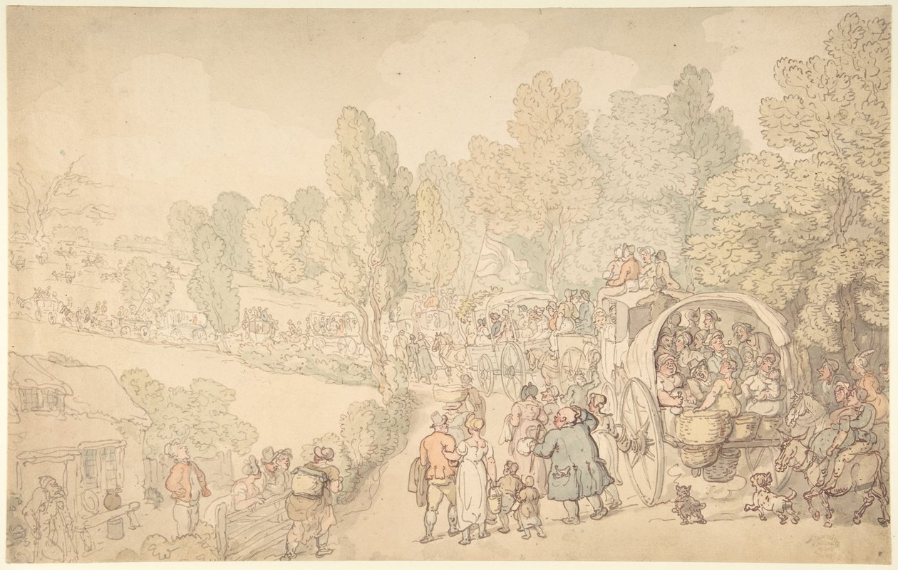 Fairlop Fair, Essex door Thomas Rowlandson