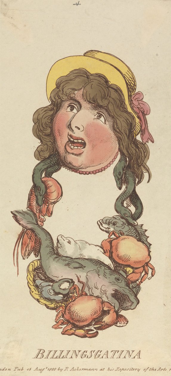 Koppen: Billingsgatina door Thomas Rowlandson