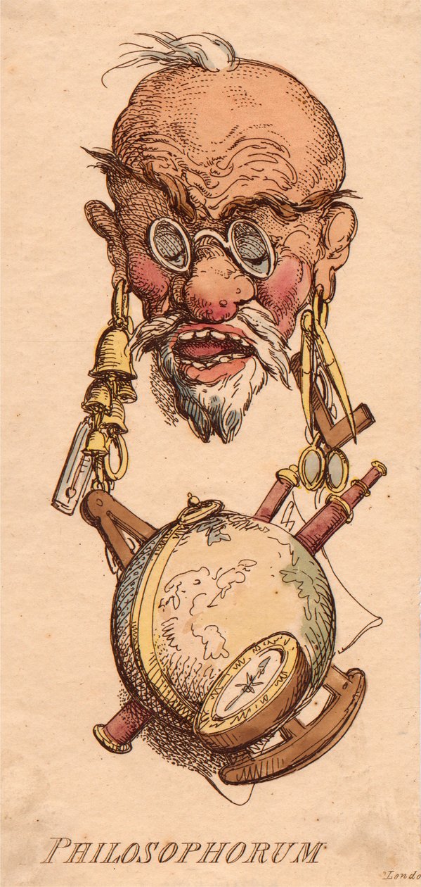Koppen: Van de filosofen door Thomas Rowlandson