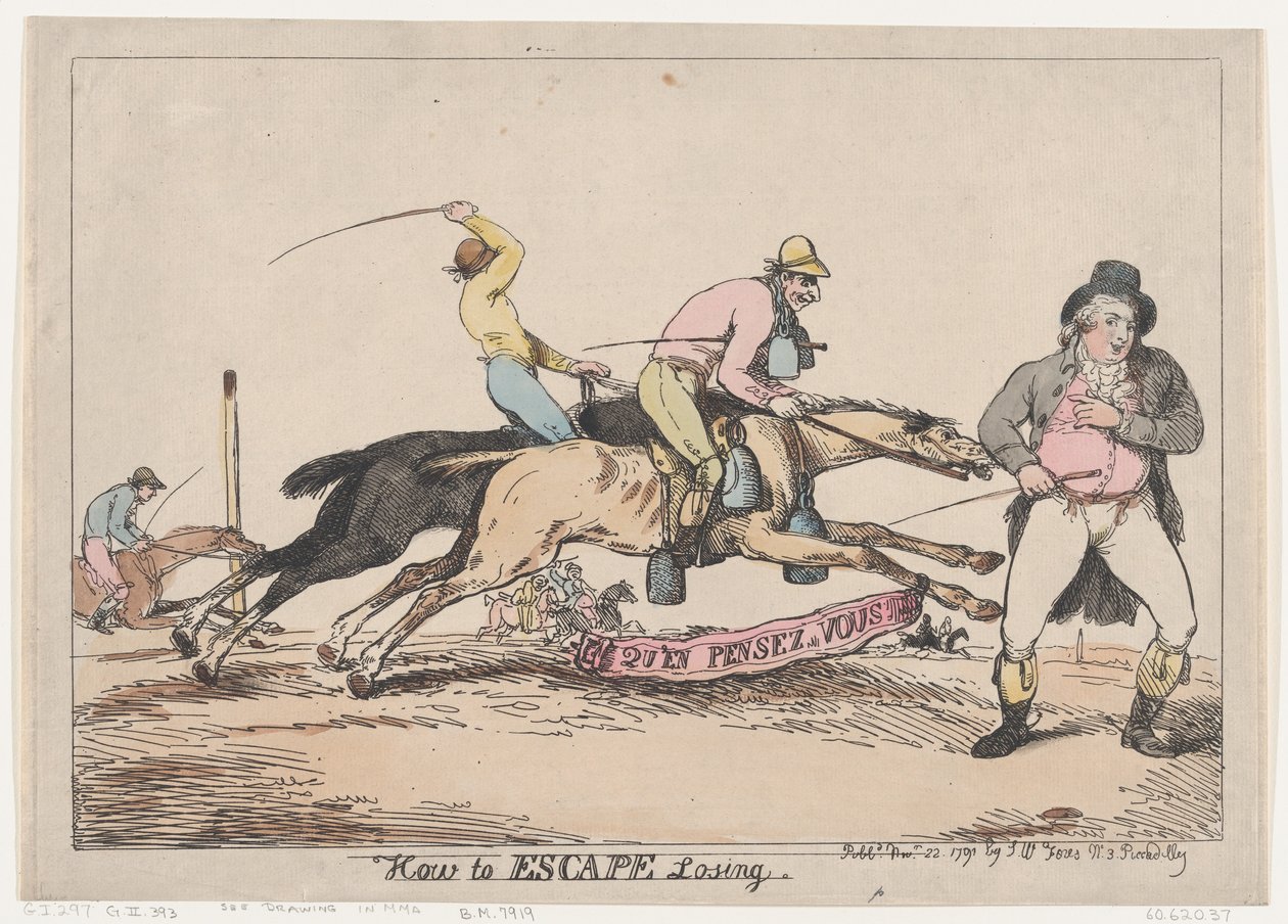 Hoe te Ontsnappen aan Verlies door Thomas Rowlandson
