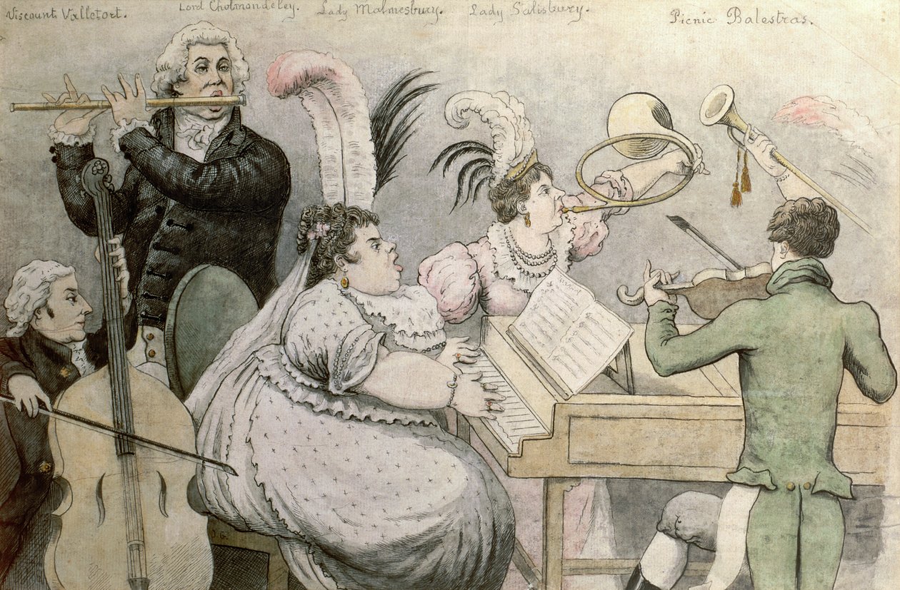 Muzikaal Gezelschap door Thomas Rowlandson
