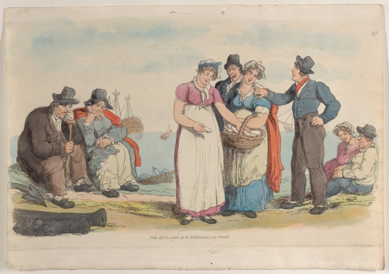 Plaat 10, uit Wereld in Miniatuur door Thomas Rowlandson