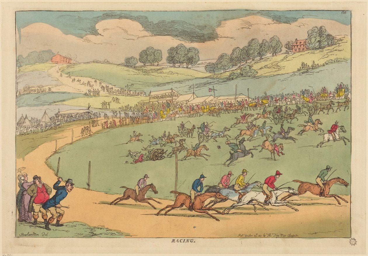 Racen door Thomas Rowlandson