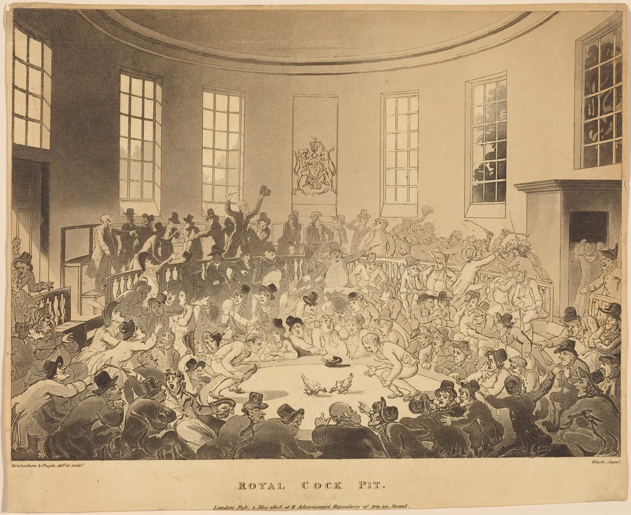 Royal Cock Pit door Thomas Rowlandson